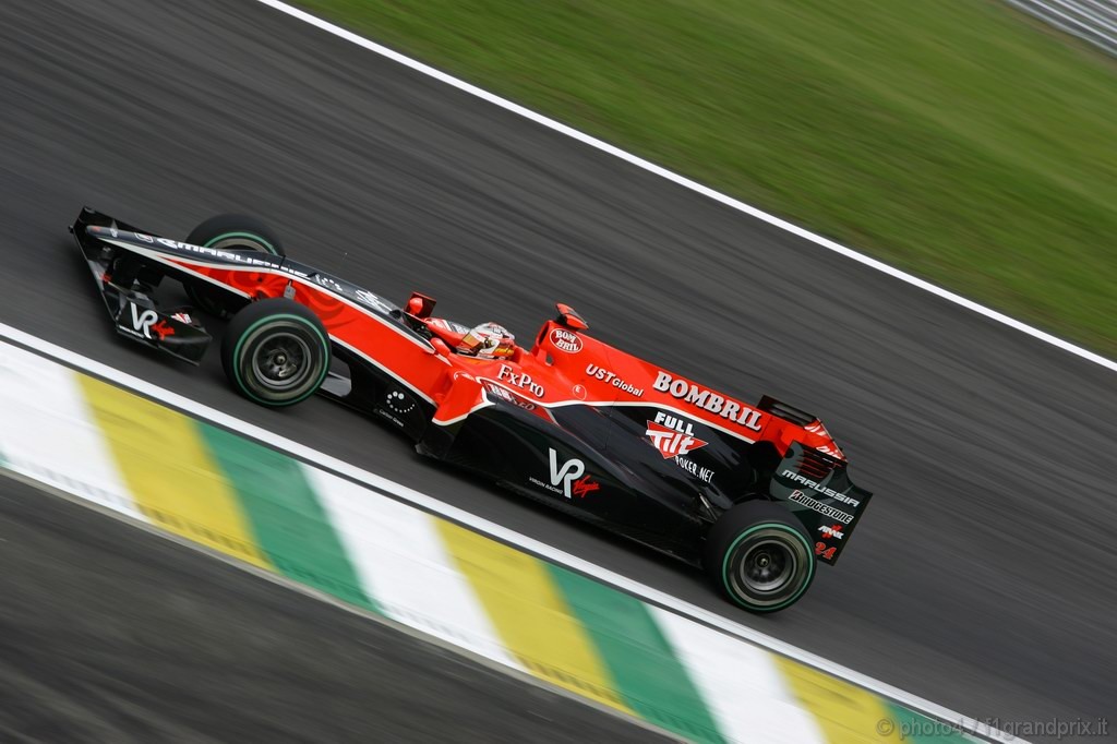 GP Brasile, Prove Libere 2, Venerdi', Timo Glock (GER), Virgin Racing, VR-01  