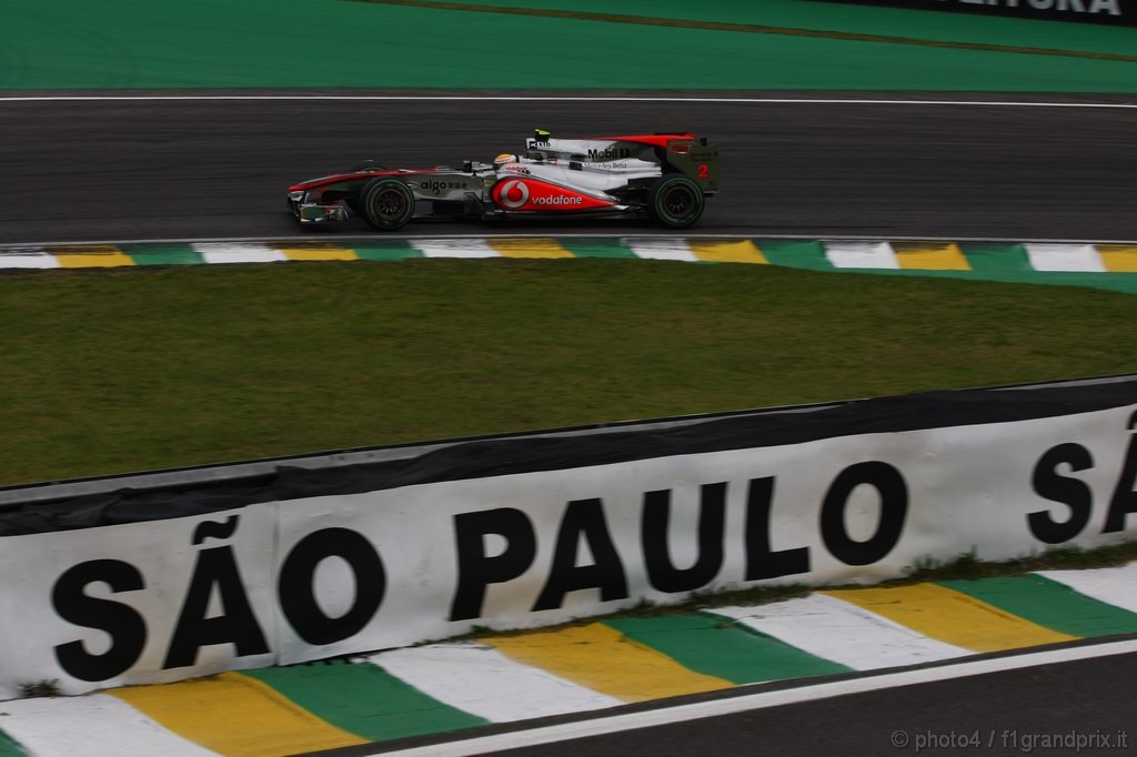 GP Brasile, Prove Libere 2, Venerdi', Lewis Hamilton (GBR), McLaren  Mercedes, MP4-25 