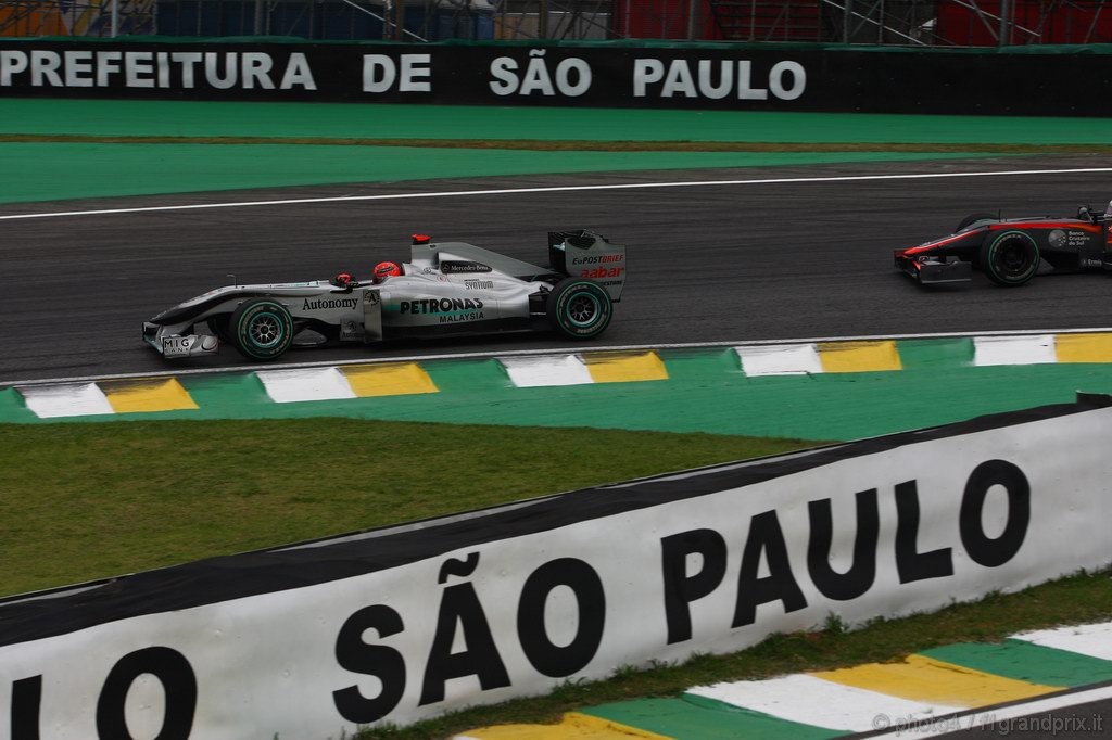 GP Brasile, Prove Libere 2, Venerdi', Michael Schumacher (GER), Mercedes GP  F1 Team, MGP W01 