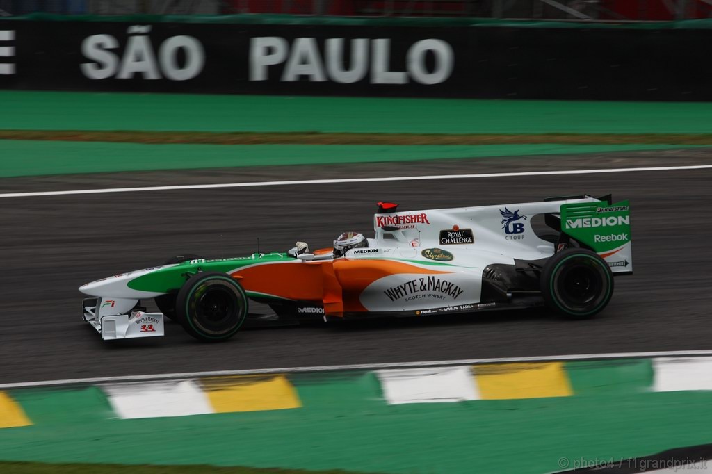 GP Brasile, Prove Libere 2, Venerdi', Adrian Sutil (GER), Force India F1 Team, VJM03 