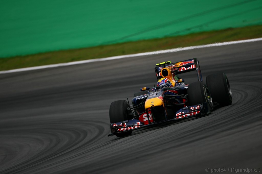 GP Brasile, Prove Libere 2, Venerdi', Mark Webber (AUS), Red Bull Racing, RB6 