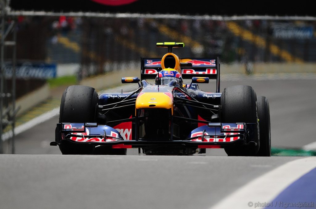 GP Brasile, Prove Libere 2, Venerdi', Mark Webber (AUS), Red Bull Racing, RB6 
