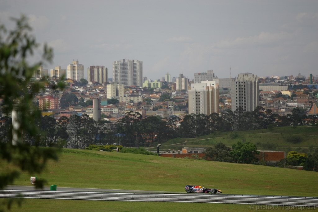 GP Brasile, Prove Libere 2, Venerdi', Mark Webber (AUS), Red Bull Racing, RB6 