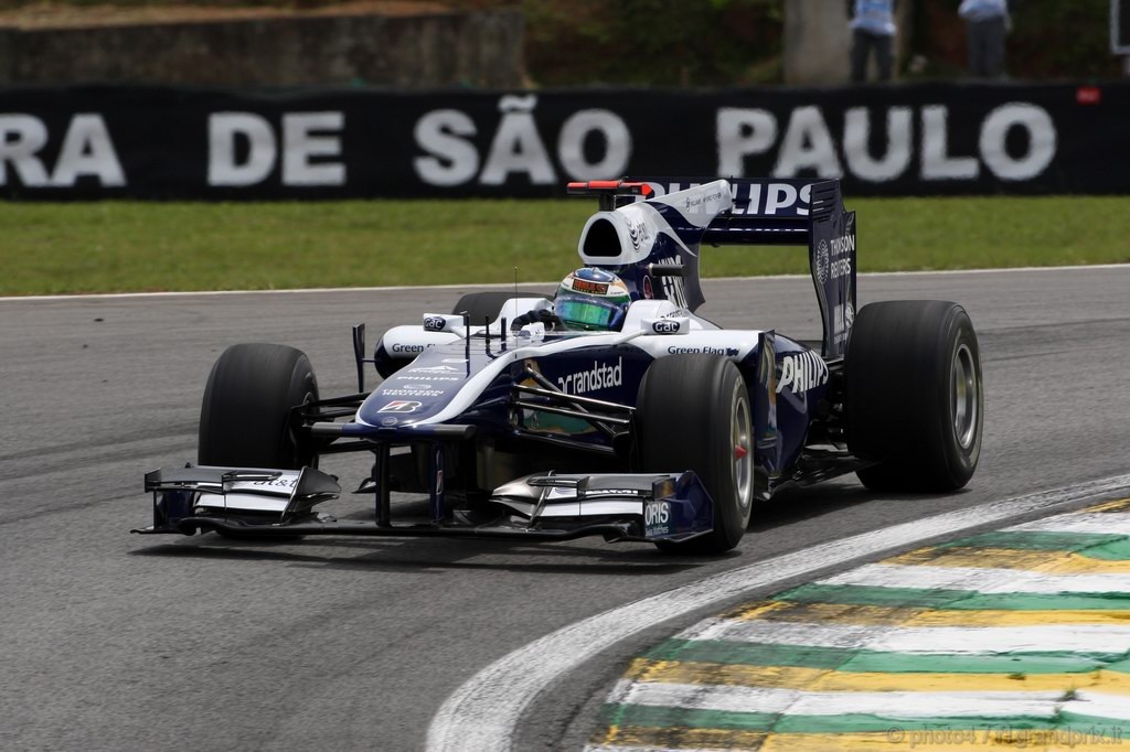 GP Brasile, Prove Libere 2, Venerdi', Rubens Barrichello (BRA), Williams, FW32 