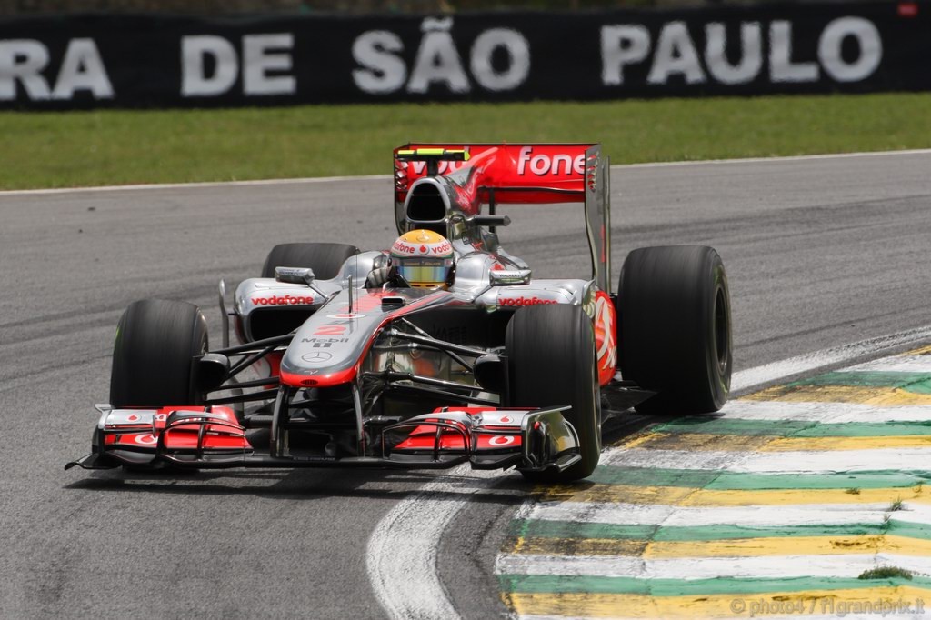 GP Brasile, Prove Libere 2, Venerdi', Lewis Hamilton (GBR), McLaren  Mercedes, MP4-25 