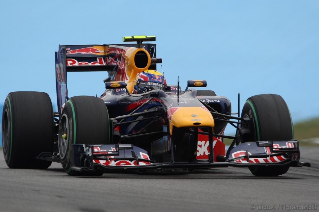 GP Brasile, Prove Libere 2, Venerdi', Mark Webber (AUS), Red Bull Racing, RB6 