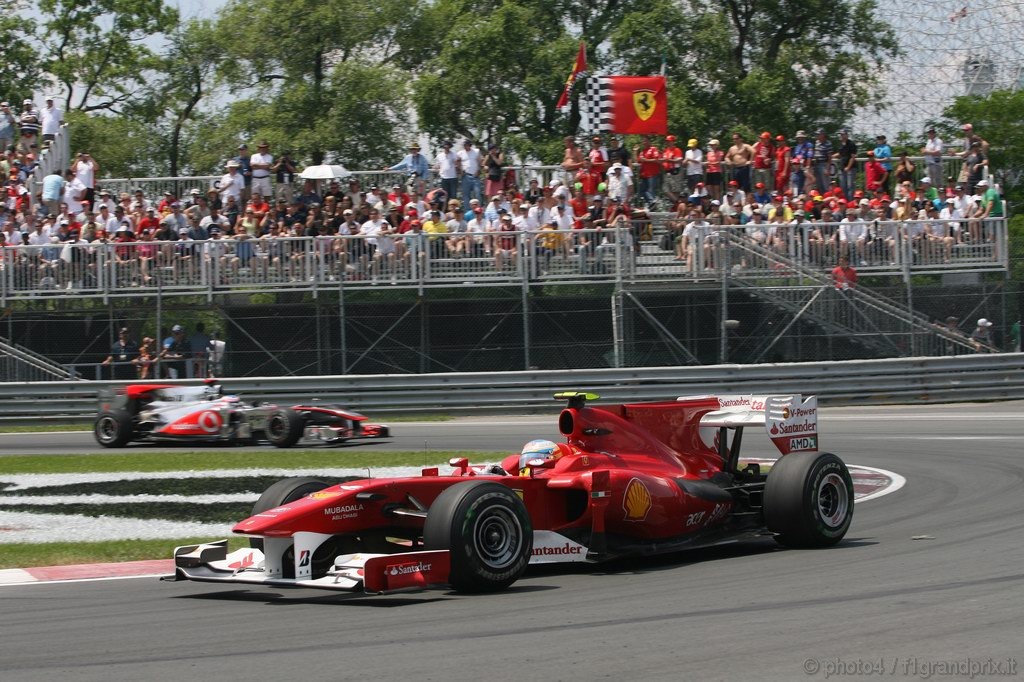 GP Canada, Gara, Fernando Alonso (ESP), Ferrari, F10 