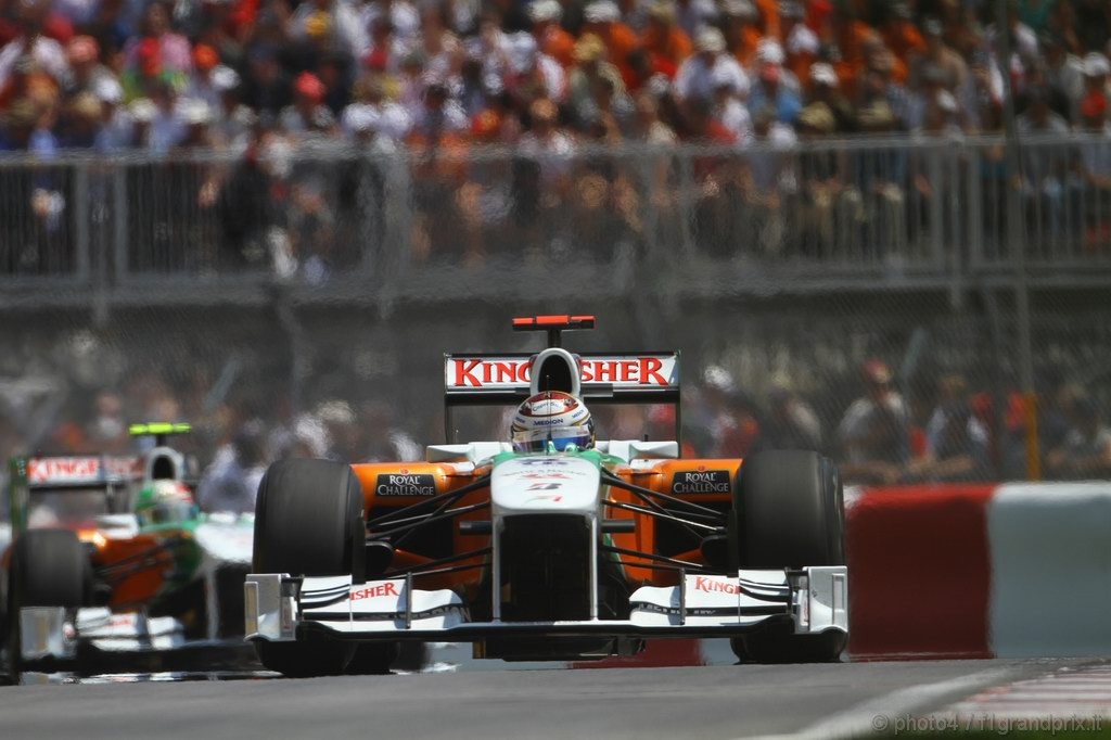 GP Canada, Gara, Adrian Sutil (GER), Force India F1 Team, VJM03 