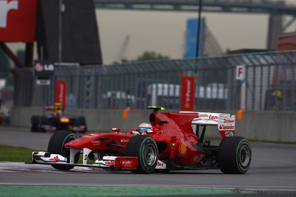 GP Canada, Prove Libere 3, Sabato, Fernando Alonso (ESP), Ferrari, F10 