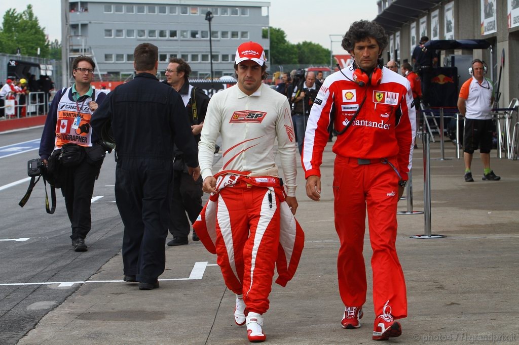 GP Canada, Prove Libere 3, Sabato, Fernando Alonso (ESP), Ferrari, F10 