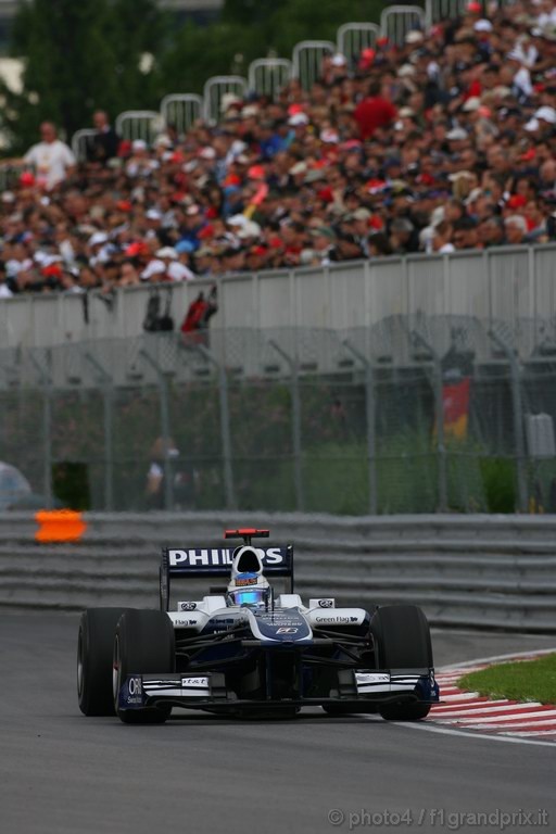 GP Canada, Prove Libere 3, Sabato, Rubens Barrichello (BRA), Williams, FW32 