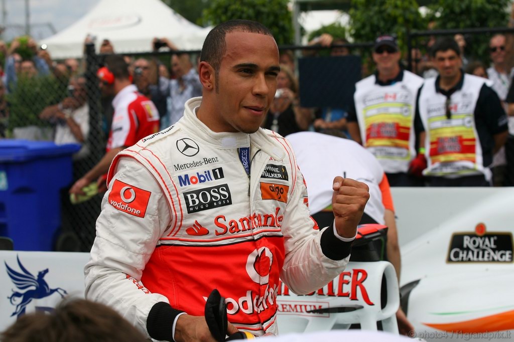 GP Canada, Qualifiche, Lewis Hamilton (GBR), McLaren  Mercedes, MP4-25 pole position 
