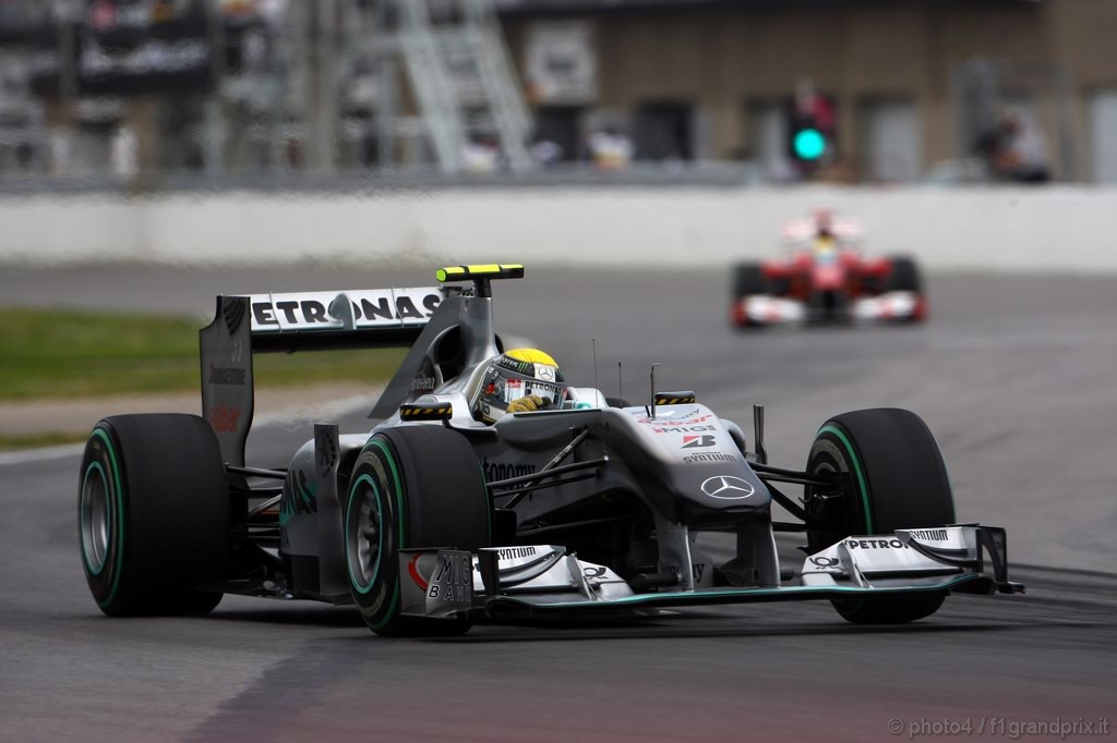 GP Canada, Qualifiche, Nico Rosberg (GER), Mercedes GP F1 Team, MGP W01 e Felipe Massa (BRA), Ferrari, F10 