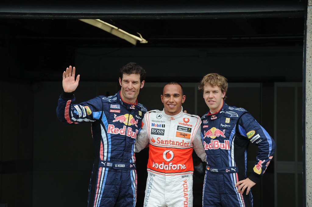GP Canada, CANADA GRAND PRIX F1/2010 -  MONTREAL 12/06/2010 - MARK WEBBER - LEWIS HAMILTON - SEBASTIAN VETTEL 
© FOTO ERCOLE COLOMBO 