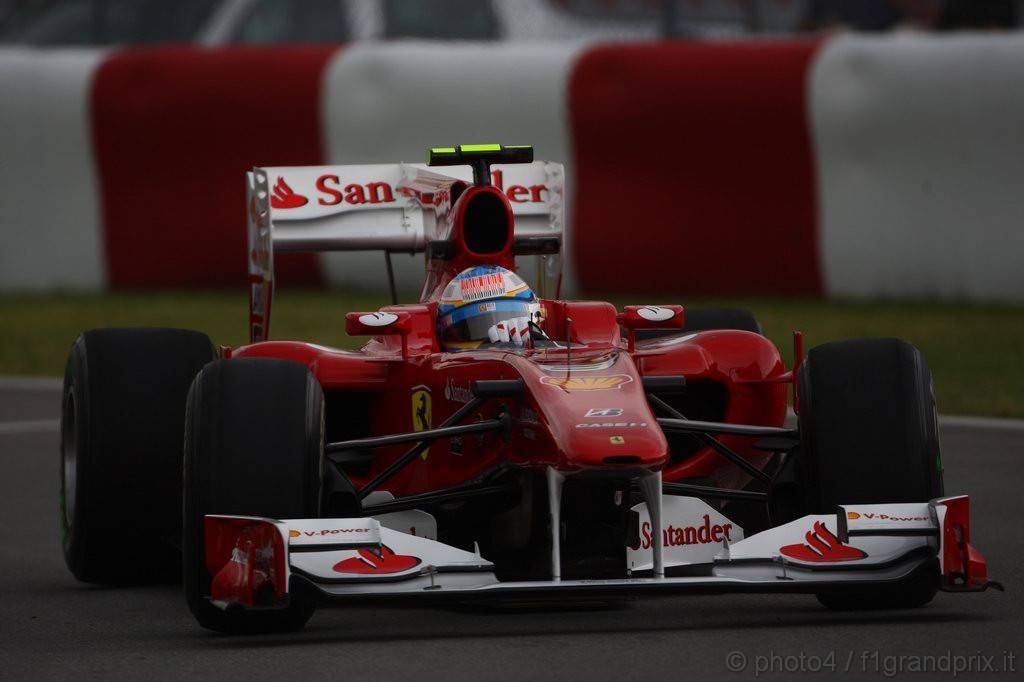 GP Canada, Prove Libere 1, Venerdi', Fernando Alonso (ESP), Ferrari, F10 