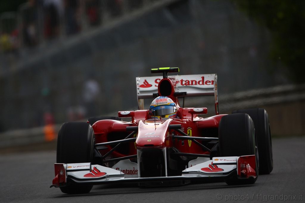 GP Canada, Prove Libere 1, Venerdi', Fernando Alonso (ESP), Ferrari, F10 