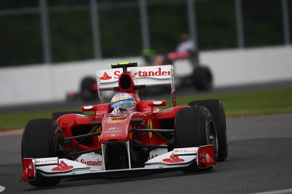 GP Canada, Prove Libere 1, Venerdi', Fernando Alonso (ESP), Ferrari, F10 