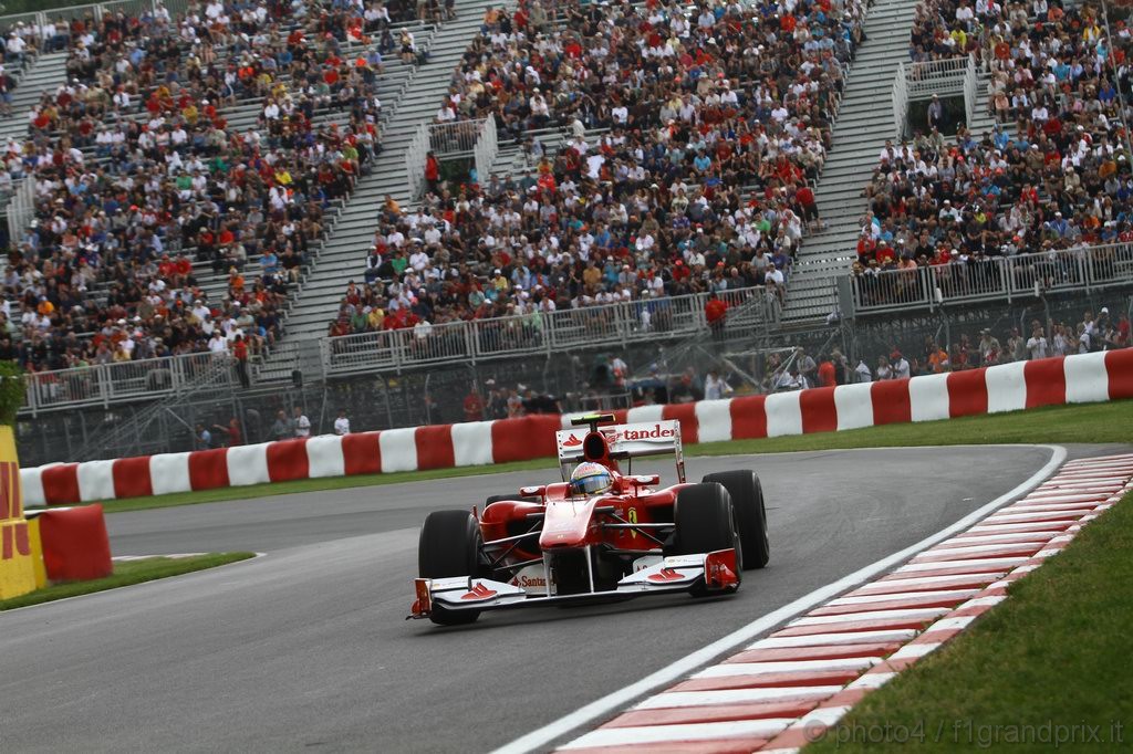 GP Canada, Prove Libere 1, Venerdi', Fernando Alonso (ESP), Ferrari, F10 