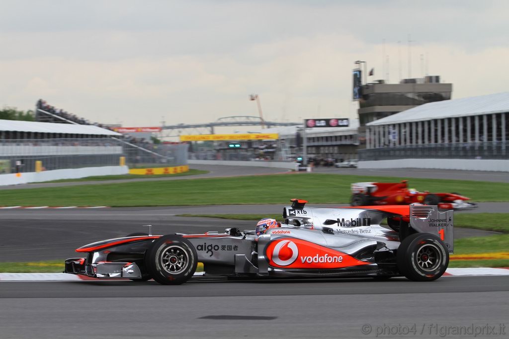 GP Canada, Prove Libere 1, Venerdi', Jenson Button (GBR), McLaren  Mercedes, MP4-25 