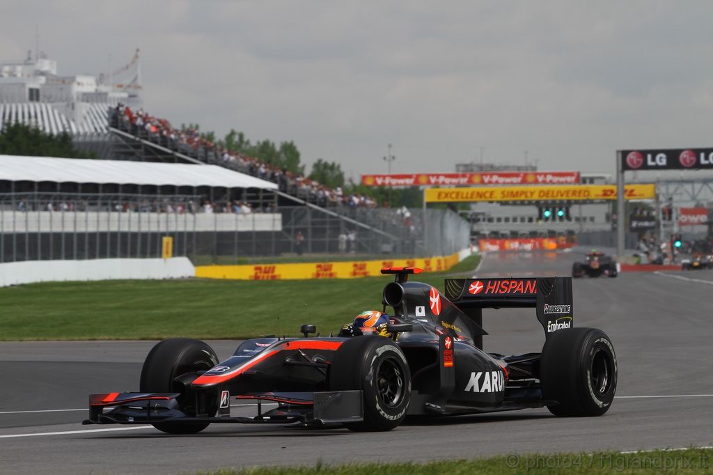 GP Canada, Prove Libere 1, Venerdi', Karun Chandhok (IND), Hispania Racing F1 Team (HRT), F110 