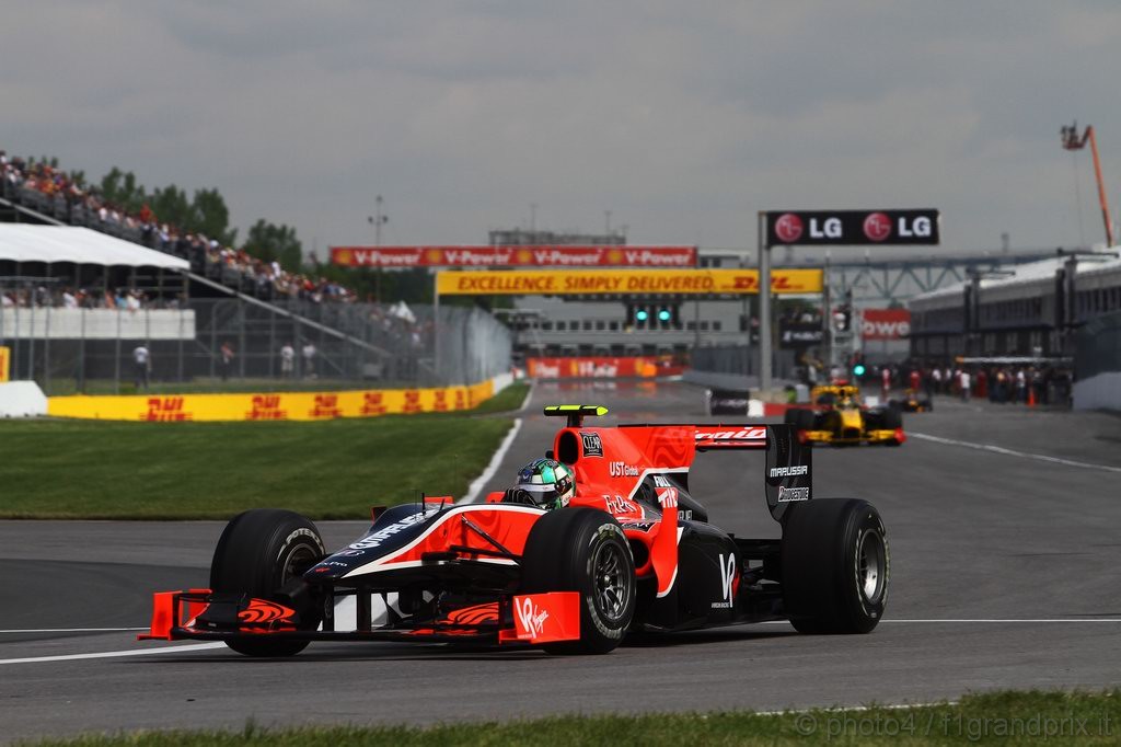 GP Canada, Prove Libere 1, Venerdi', Lucas Di Grassi (BRA), Virgin Racing, VR-01 