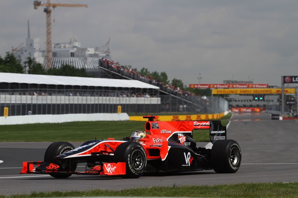 GP Canada, Prove Libere 1, Venerdi', Timo Glock (GER), Virgin Racing, VR-01  