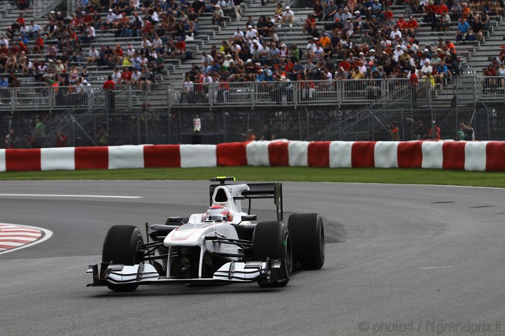 GP Canada, Prove Libere 1, Venerdi', Kamui Kobayashi (JAP), BMW Sauber F1 Team, C29 