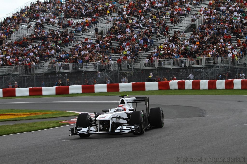 GP Canada, Prove Libere 1, Venerdi', Kamui Kobayashi (JAP), BMW Sauber F1 Team, C29 