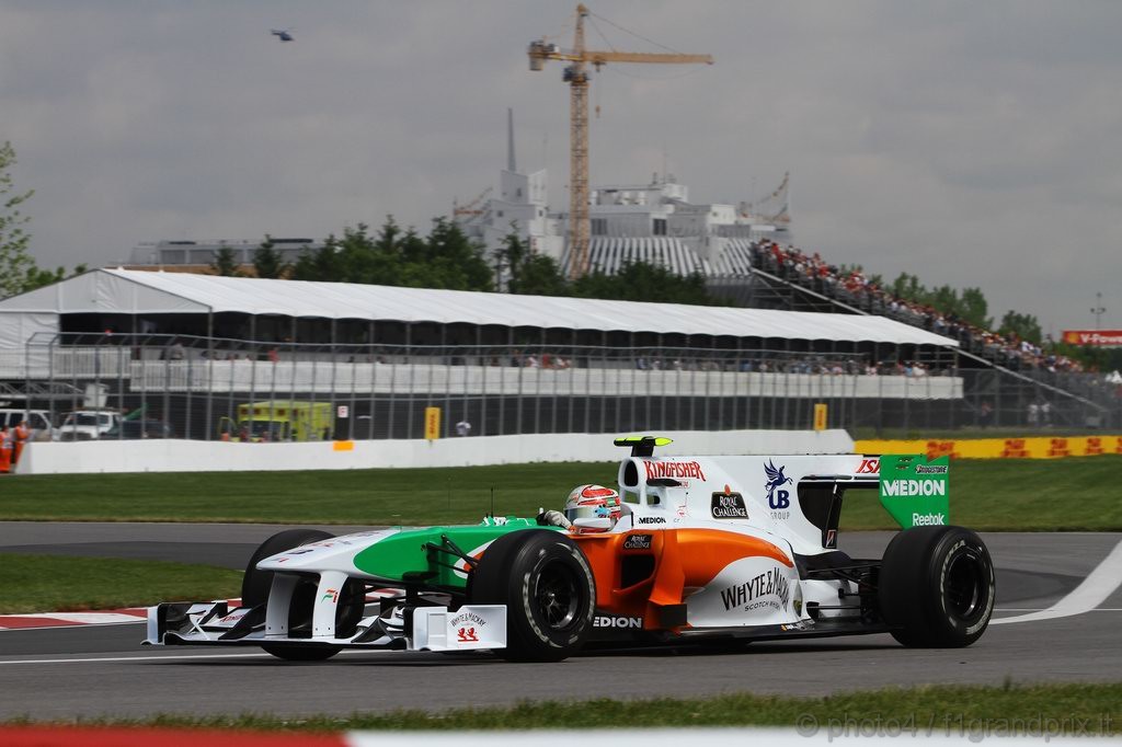 GP Canada, Prove Libere 1, Venerdi', Vitantonio Liuzzi (ITA), Force India F1 Team, VJM03 