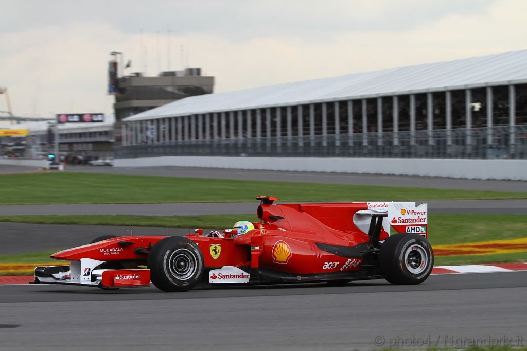 GP Canada, Prove Libere 1, Venerdi', Felipe Massa (BRA), Ferrari, F10 