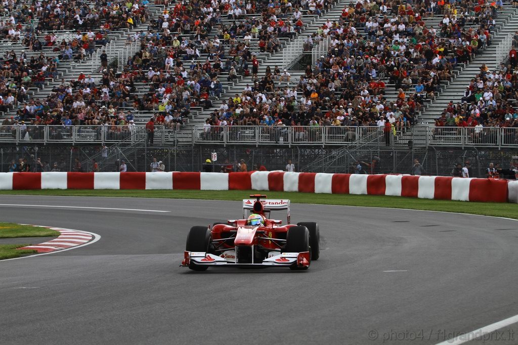 GP Canada, Prove Libere 1, Venerdi', Felipe Massa (BRA), Ferrari, F10 