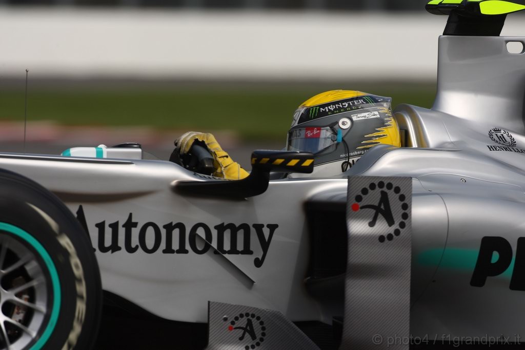 GP Canada, Prove Libere 1, Venerdi', Nico Rosberg (GER), Mercedes GP F1 Team, MGP W01 