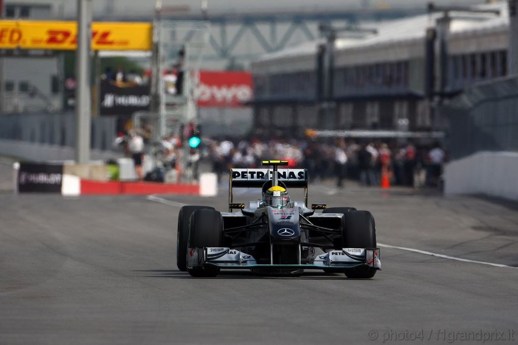 GP Canada, Prove Libere 1, Venerdi', Nico Rosberg (GER), Mercedes GP F1 Team, MGP W01 