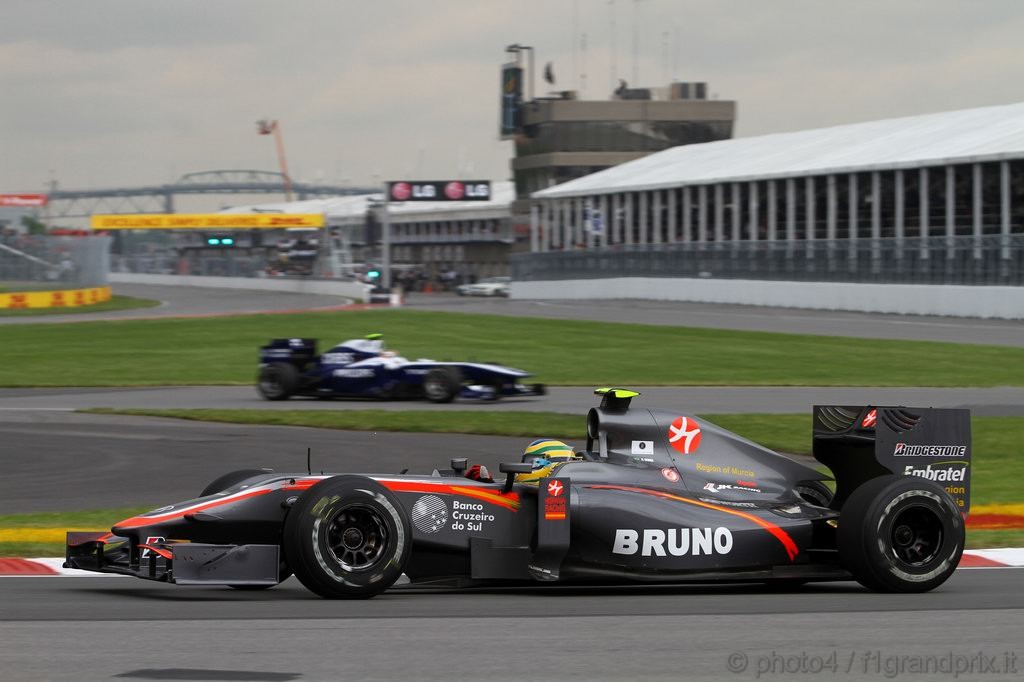 GP Canada, Prove Libere 1, Venerdi', Bruno Senna (BRA), Hispania Racing F1 Team (HRT), F110 