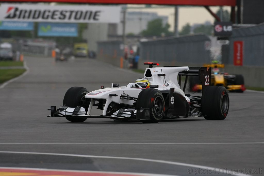 GP Canada, Prove Libere 1, Venerdi', Pedro de la Rosa (ESP), BMW Sauber F1 Team, C29 