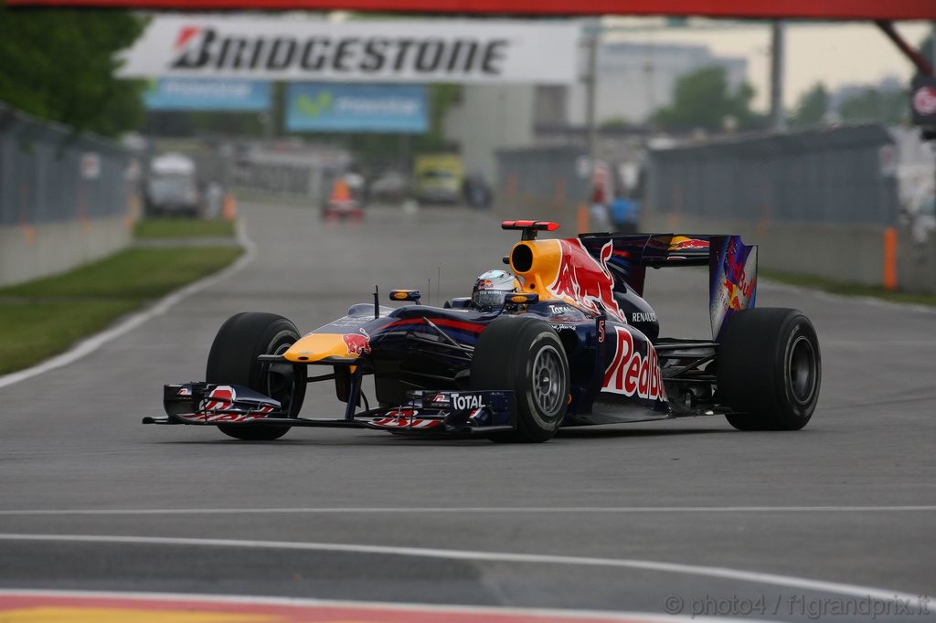 GP Canada, Prove Libere 1, Venerdi', Sebastian Vettel (GER), Red Bull Racing, RB6 