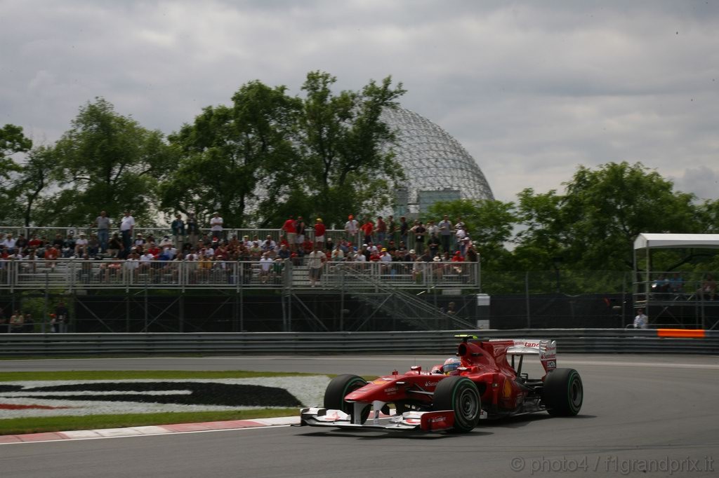 GP Canada, Prove Libere 2, Venerdi', Fernando Alonso (ESP), Ferrari, F10 