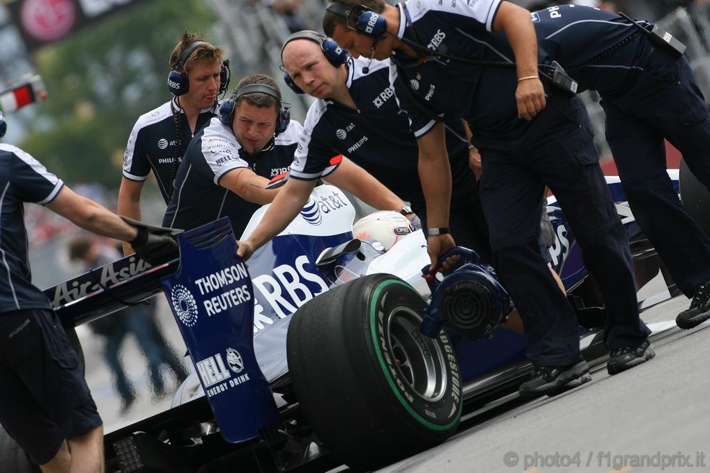 GP Canada, Prove Libere 2, Venerdi', Rubens Barrichello (BRA), Williams, FW32 