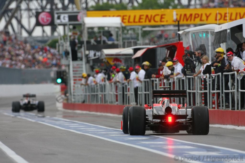 GP Canada, Prove Libere 2, Venerdi', Lucas Di Grassi (BRA), Virgin Racing, VR-01 