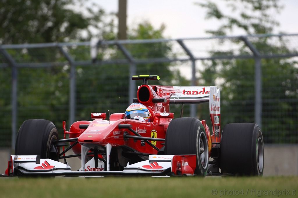 GP Canada, Prove Libere 2, Venerdi', Fernando Alonso (ESP), Ferrari, F10 