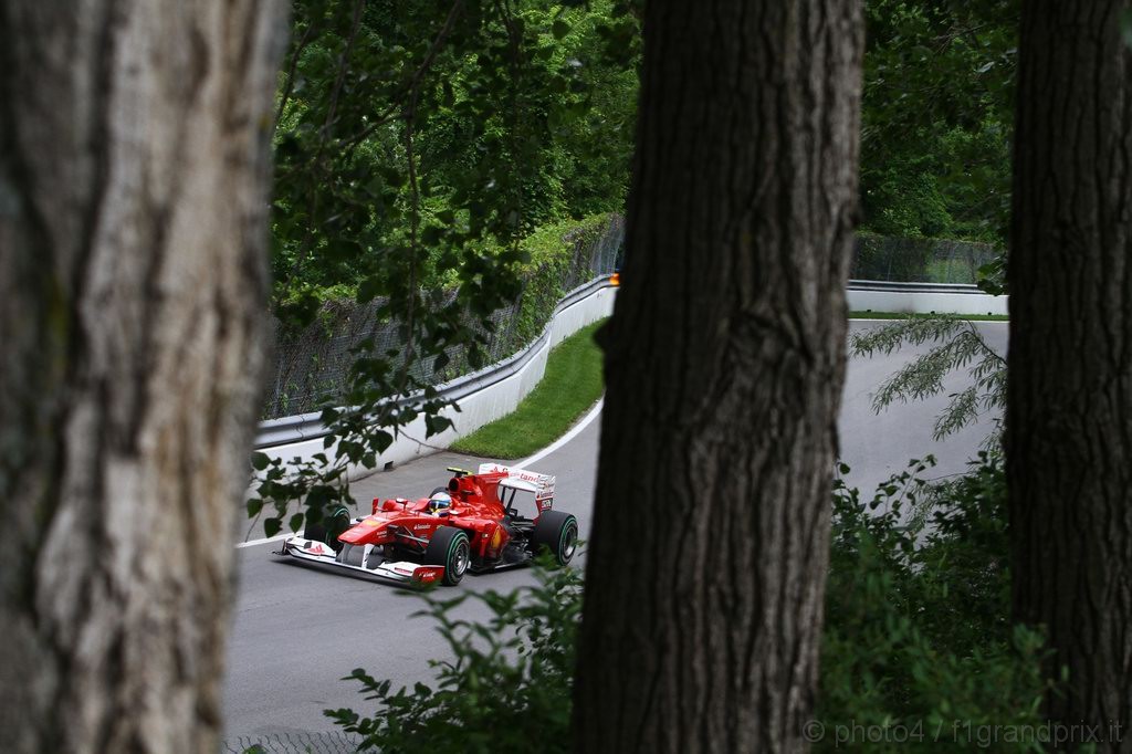 GP Canada, Prove Libere 2, Venerdi', Fernando Alonso (ESP), Ferrari, F10 