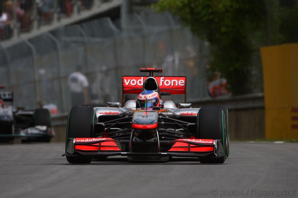 GP Canada, Prove Libere 2, Venerdi', Jenson Button (GBR), McLaren  Mercedes, MP4-25 