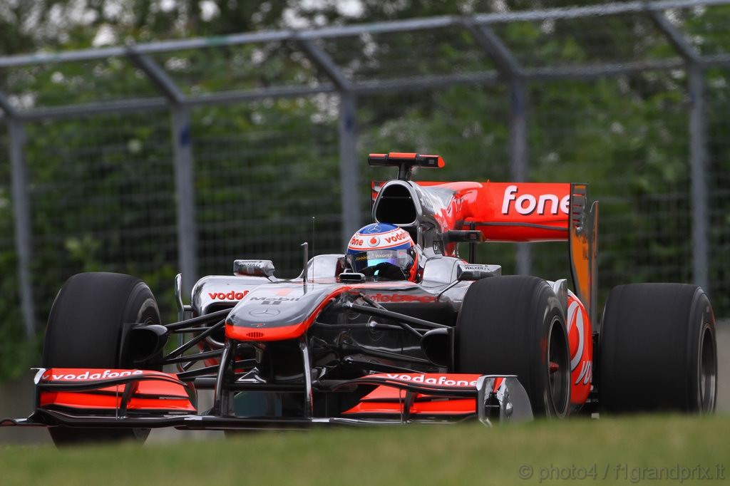 GP Canada, Prove Libere 2, Venerdi', Jenson Button (GBR), McLaren  Mercedes, MP4-25 