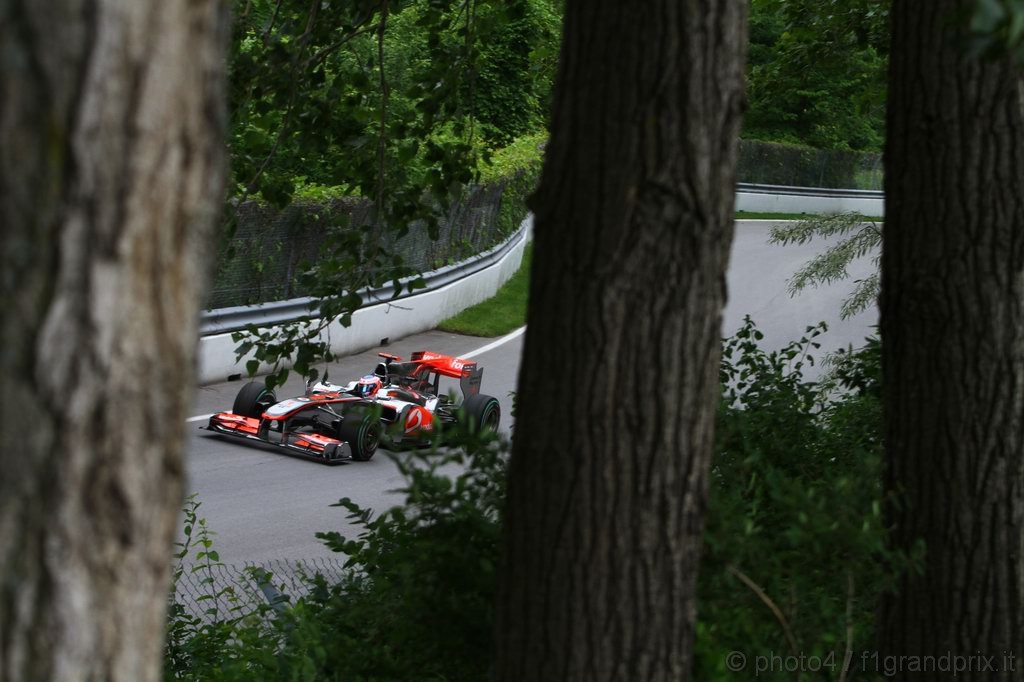 GP Canada, Prove Libere 2, Venerdi', Jenson Button (GBR), McLaren  Mercedes, MP4-25 