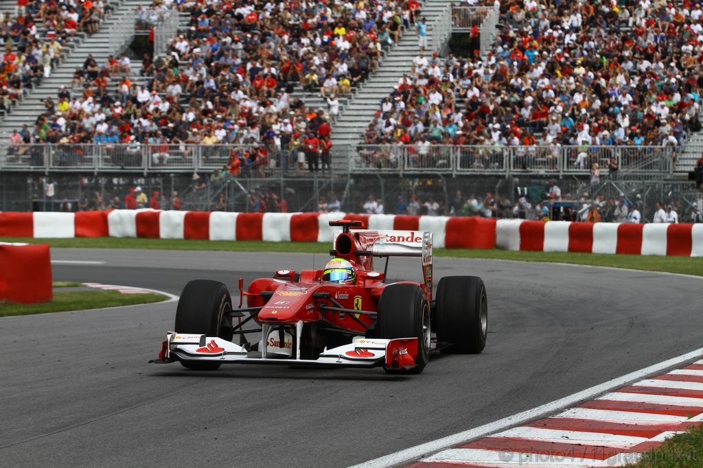 GP Canada, Prove Libere 2, Venerdi', Felipe Massa (BRA), Ferrari, F10 