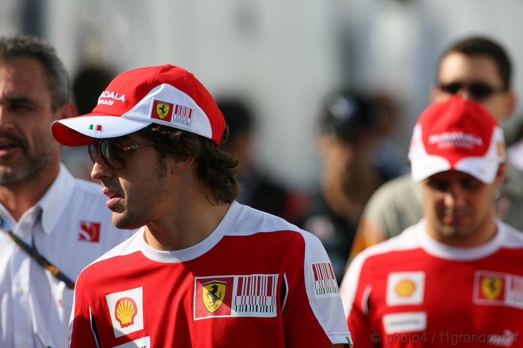 GP Canada, Venerdi', Fernando Alonso (ESP), Ferrari, F10 e Felipe Massa (BRA), Ferrari, F10 