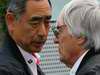 GP Canada, Prove Libere 2, Venerdi', Bernie Ecclestone (GBR), President e CEO of Formula One Management  e Hiroshi Yasukawa (JPN), Bridgestone 
