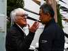 GP Canada, Prove Libere 2, Venerdi', Bernie Ecclestone (GBR), President e CEO of Formula One Management  e Hiroshi Yasukawa (JPN), Bridgestone 