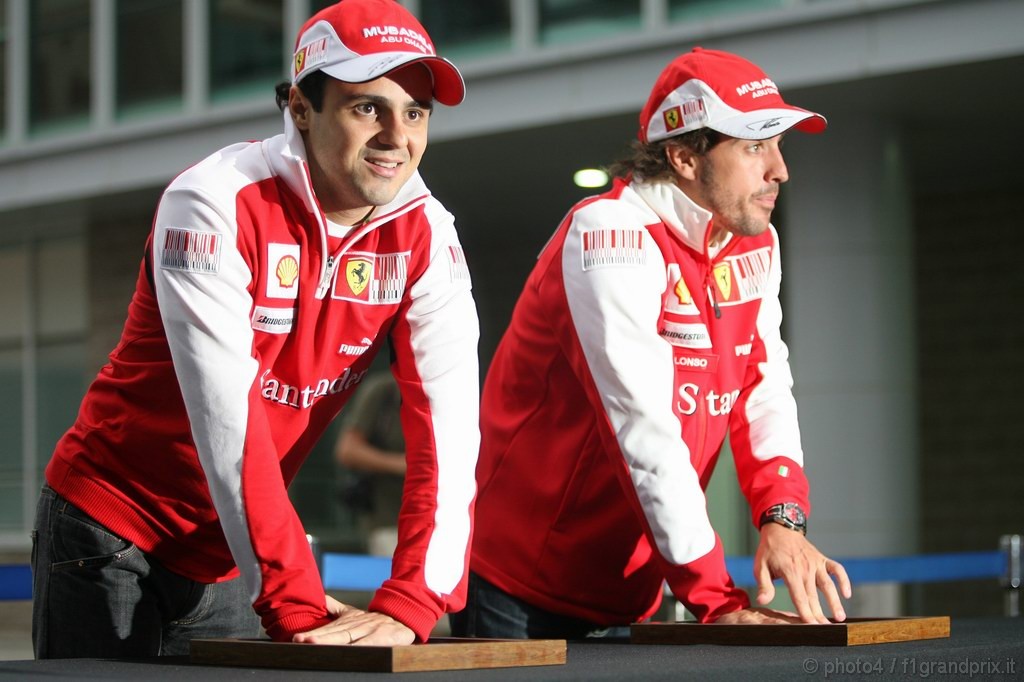 GP Corea, Saturday, Driver Wall of Fame, Felipe Massa (BRA), Ferrari, F10