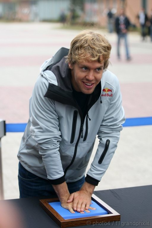 GP Corea, Saturday, Driver Wall of Fame, Sebastian Vettel (GER), Red Bull Racing, RB6 